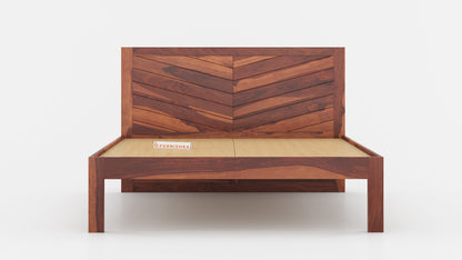Chevora Non Storage Bed in Sheesham - King Size