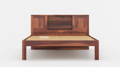 Marida Non Storage Bed in Sheesham - King Size