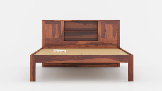 Marida Non Storage Bed in Sheesham - King Size