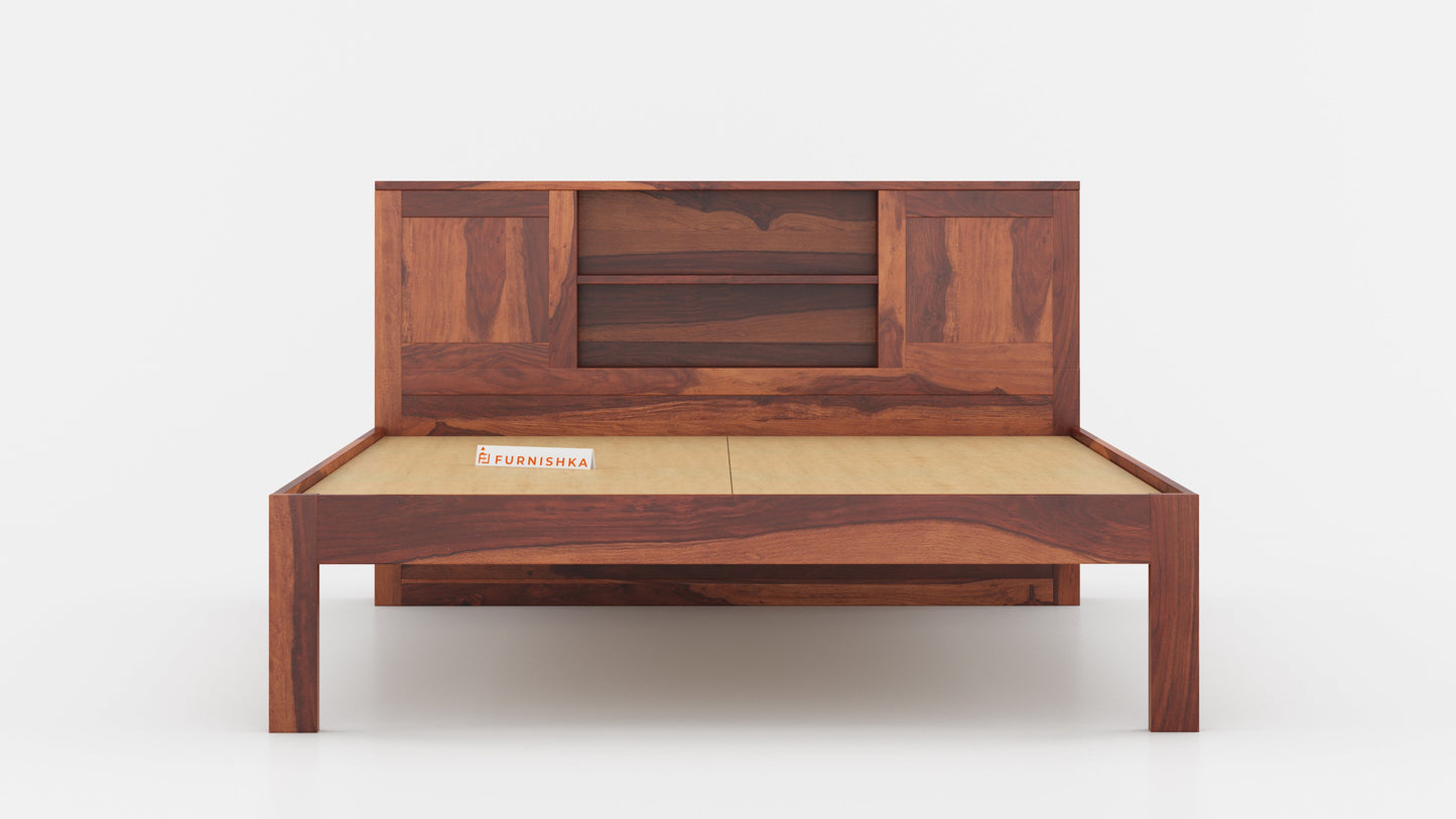 Marida Non Storage Bed in Sheesham - King Size