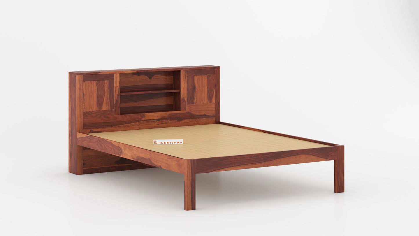 Marida Non Storage Bed in Sheesham - King Size