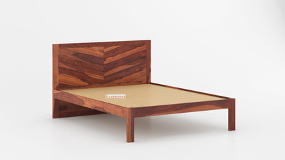 Chevora Non Storage Bed in Sheesham - King Size