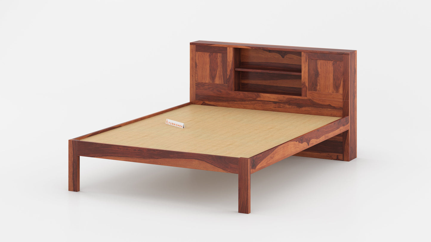 Marida Non Storage Bed in Sheesham - King Size