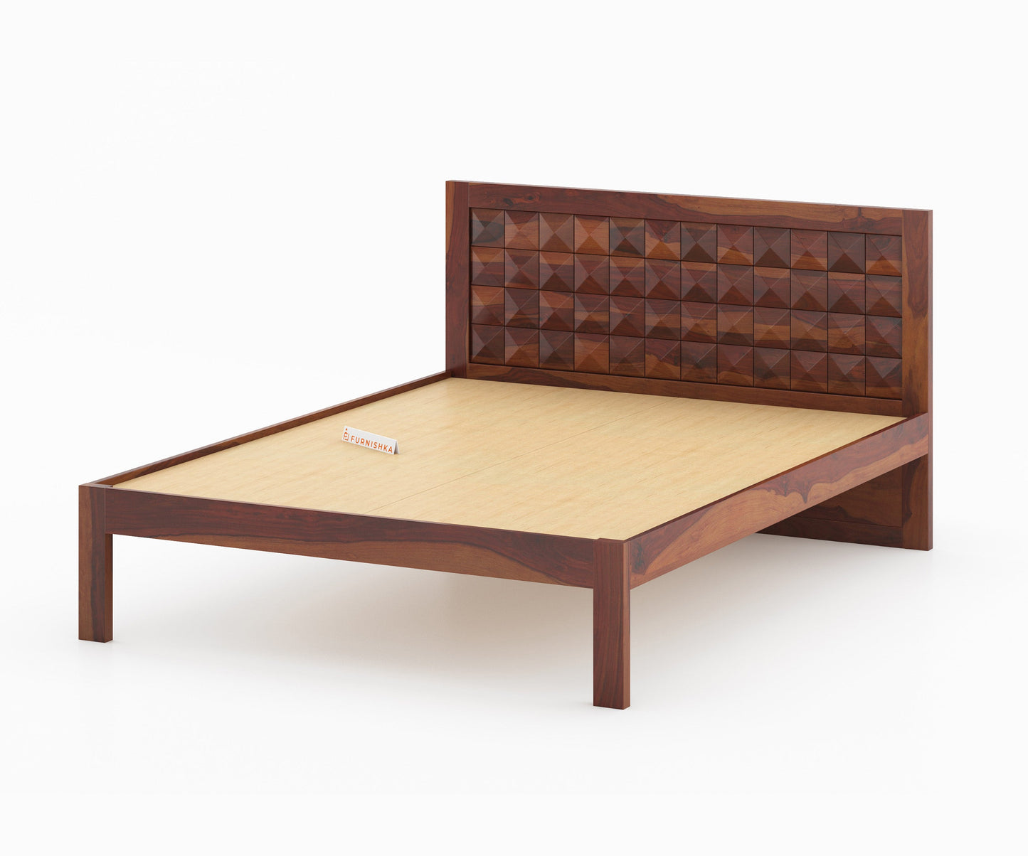 Nova Non Storage Bed in Sheesham - King Size