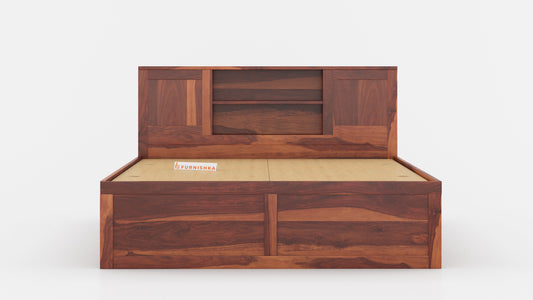 Marida Box Bed in Sheesham - King Size