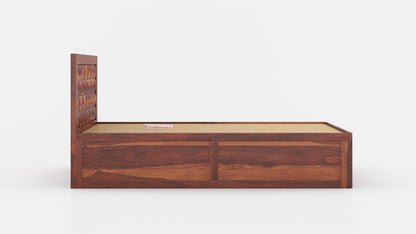 Nova Box Bed in Sheesham - Queen Size