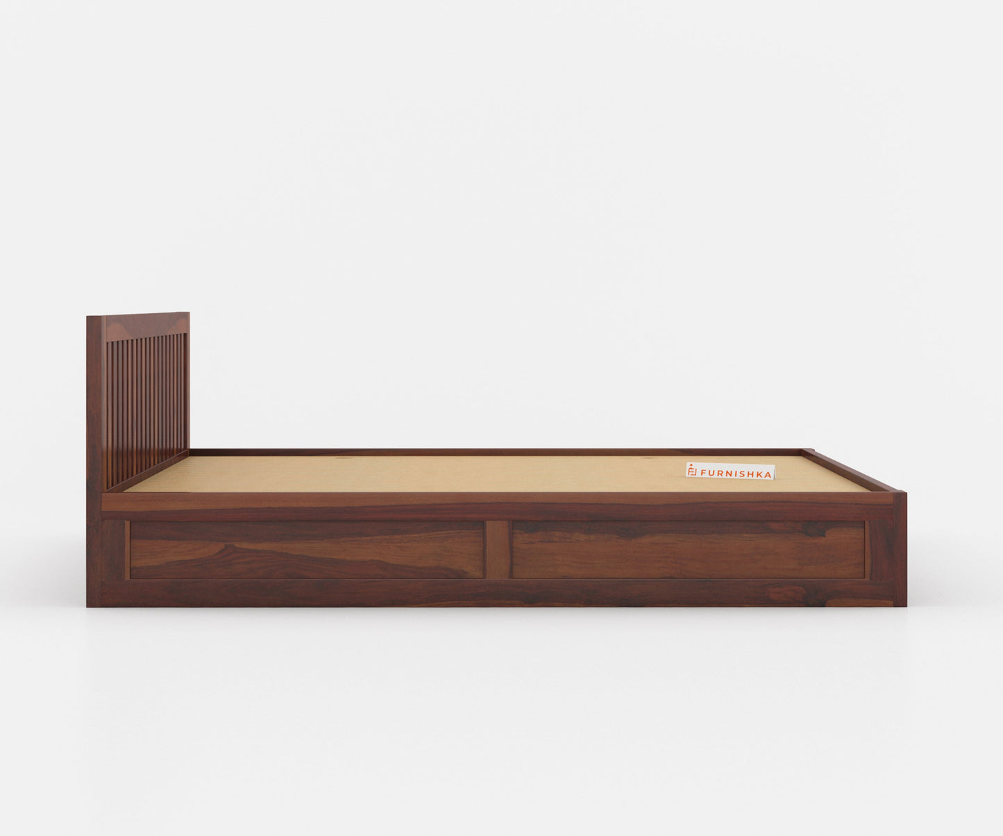 Arya Solid Wood King Bed with Box Storage