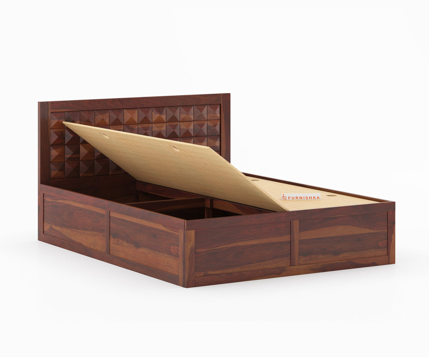 Nova Box Bed in Sheesham - King Size