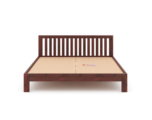 Arya Solid Wood Queen Bed without Storage