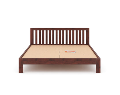 Arya Solid Wood Queen Bed without Storage