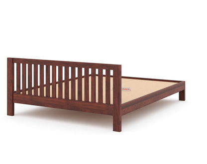 Arya Solid Wood King Bed without Storage