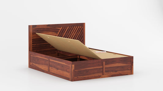 Stella Box Bed in Sheesham - King Size