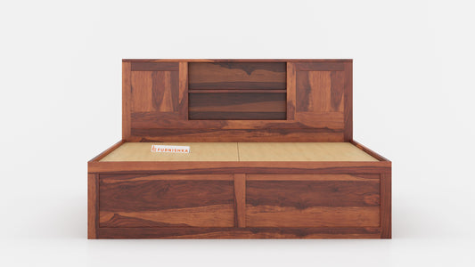 Marida Drawer Bed in Sheesham - King Size