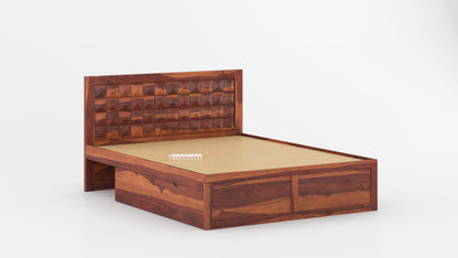Nova Drawer Bed in Sheesham - Queen Size