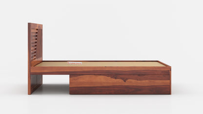 Stella Drawer Bed in Sheesham - Queen Size