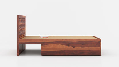 Nova Drawer Bed in Sheesham - Queen Size