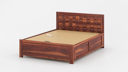 Nova Hydraulic Bed in Sheesham - Queen Size