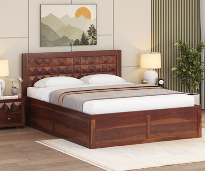 Nova Box Bed in Sheesham - King Size