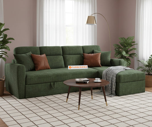 Daina 3 Seater Sectional Sofa cum Bed - RHS